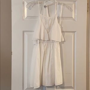 White cotton summer dress